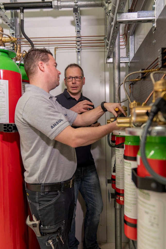 Serverius and Ansul are working together on their new fire suppression installation