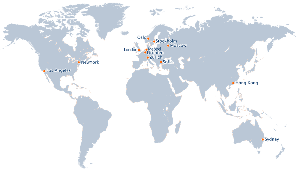 Qbine datacenter PoP locations