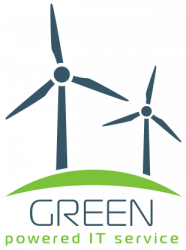 Green, CO² neutral, guaranteed Dutch wind electricity IT services.
